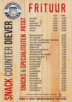 flyer voor Route36 Diever